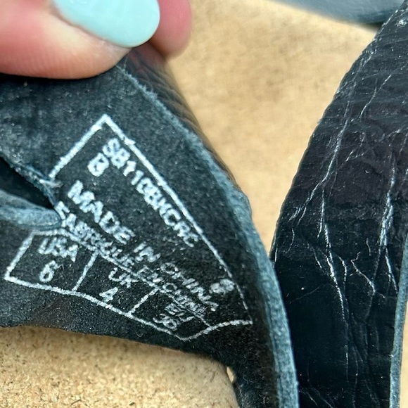 Revitalign Platform Leather Buckle Sandals, Size 6 EUC Vacation Casual Sandals - Picture 6 of 10